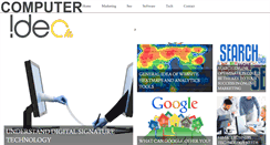 Desktop Screenshot of computeridea.net